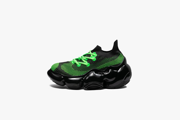 grounds MOOPIE EL BLACK NEON GREEN / BLACK SOLID