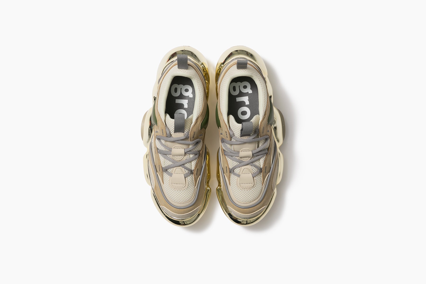 grounds MOOPIE JAWS CHROME CREAM BEIGE / GOLD
