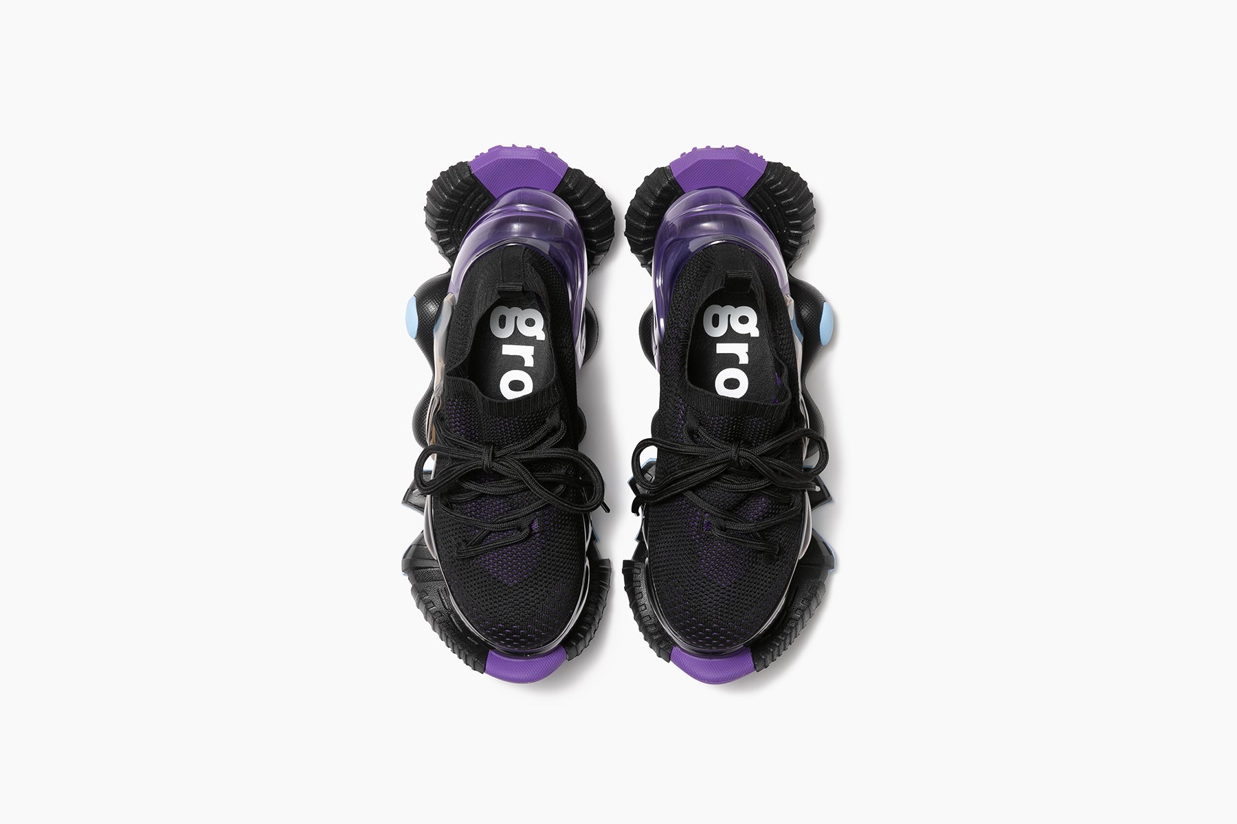 grounds SKYSCRAPER FALCON　BLACK PURPLE / BLACK PURPLE