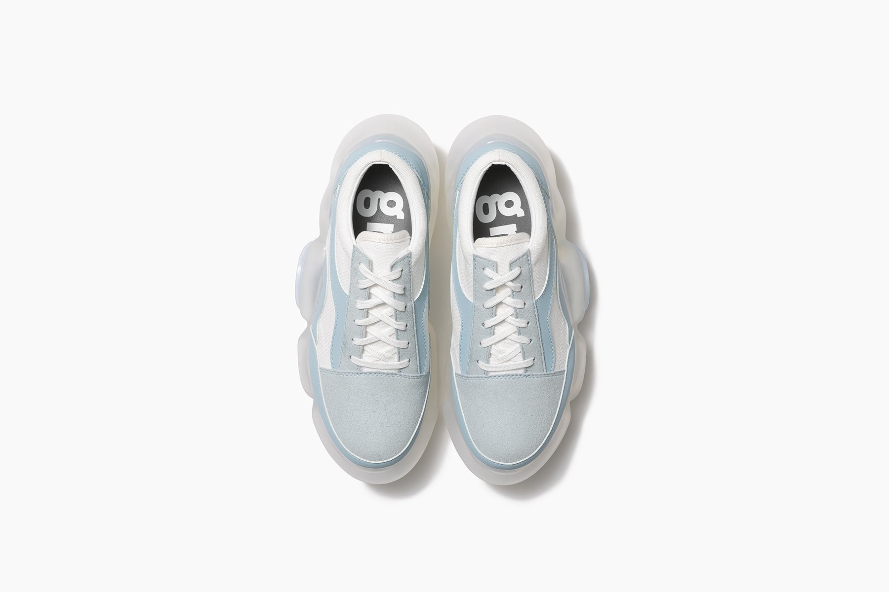 grounds MOOPIE SKATE SKY WHITE / CLEAR MATTE