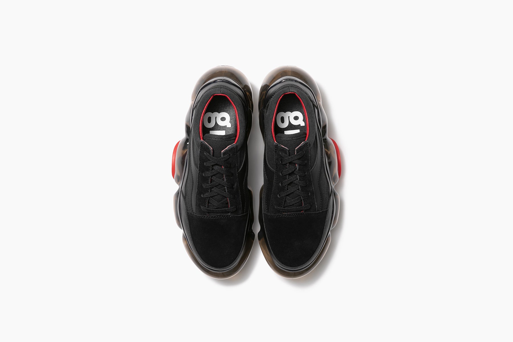 grounds MOOPIE SKATE BLACK RED / BLACK RED