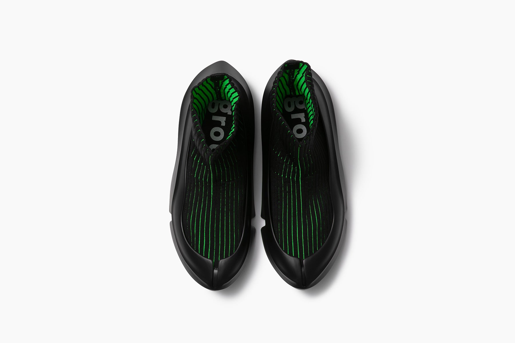 grounds ORCA RIB SOCK BLACK NEON / BLACK PAINT