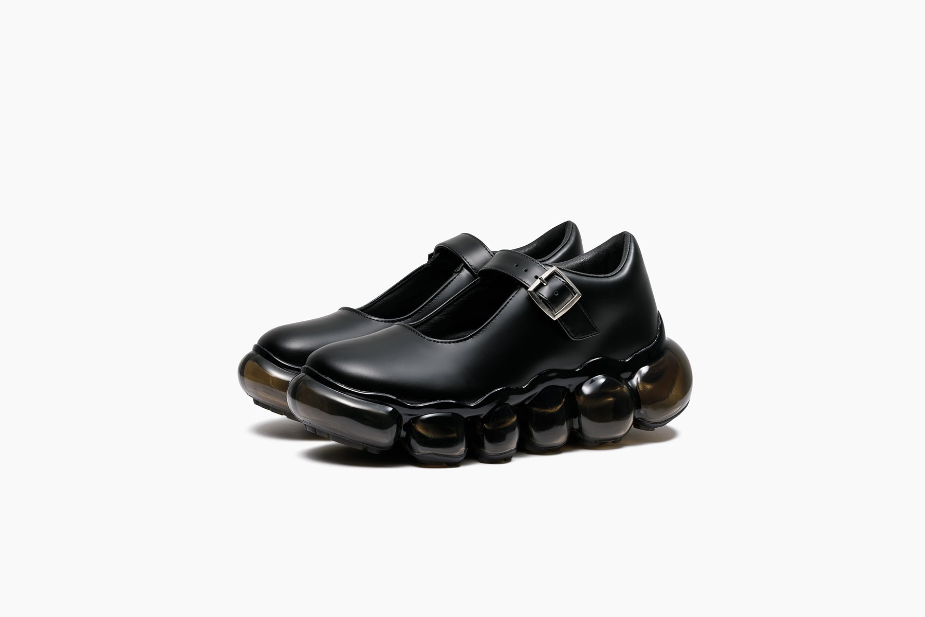 grounds JEWELRY PEBBLE BLACK LEATHER / BLACK