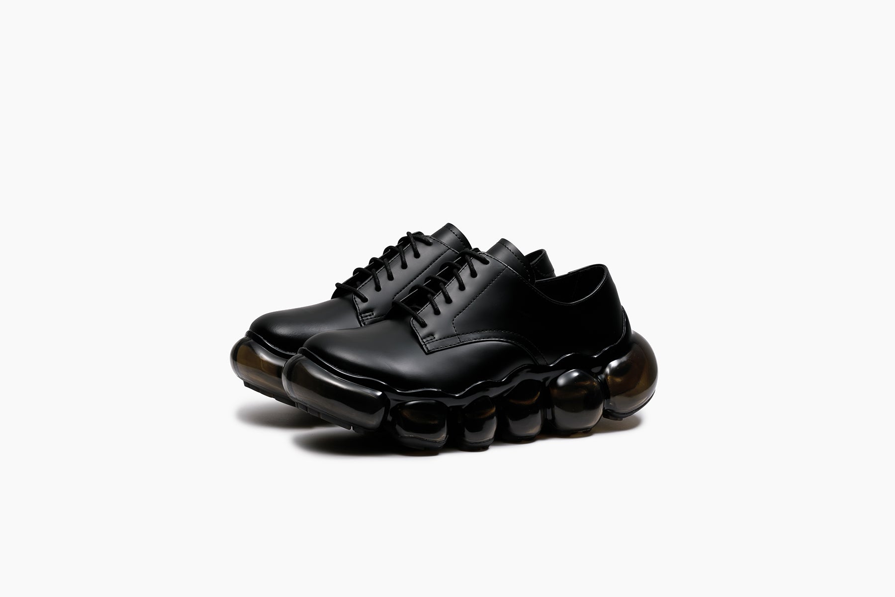 grounds JEWELRY PLAIN TOE　BLACK / BLACK