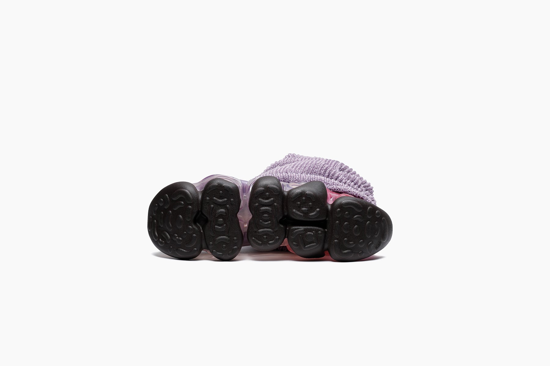 SKYSCRAPER LOOSE SOCKS KNIT - PURPLE / DIRTY PINK (スカイ