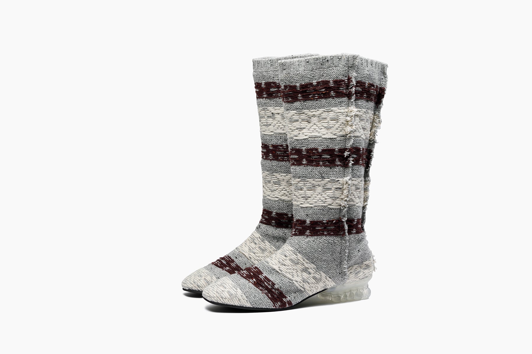 grounds BABY JEWELRY X MERYLL ROGGE	03 |  FAIRISLE SHORT / LIGHT GRAY