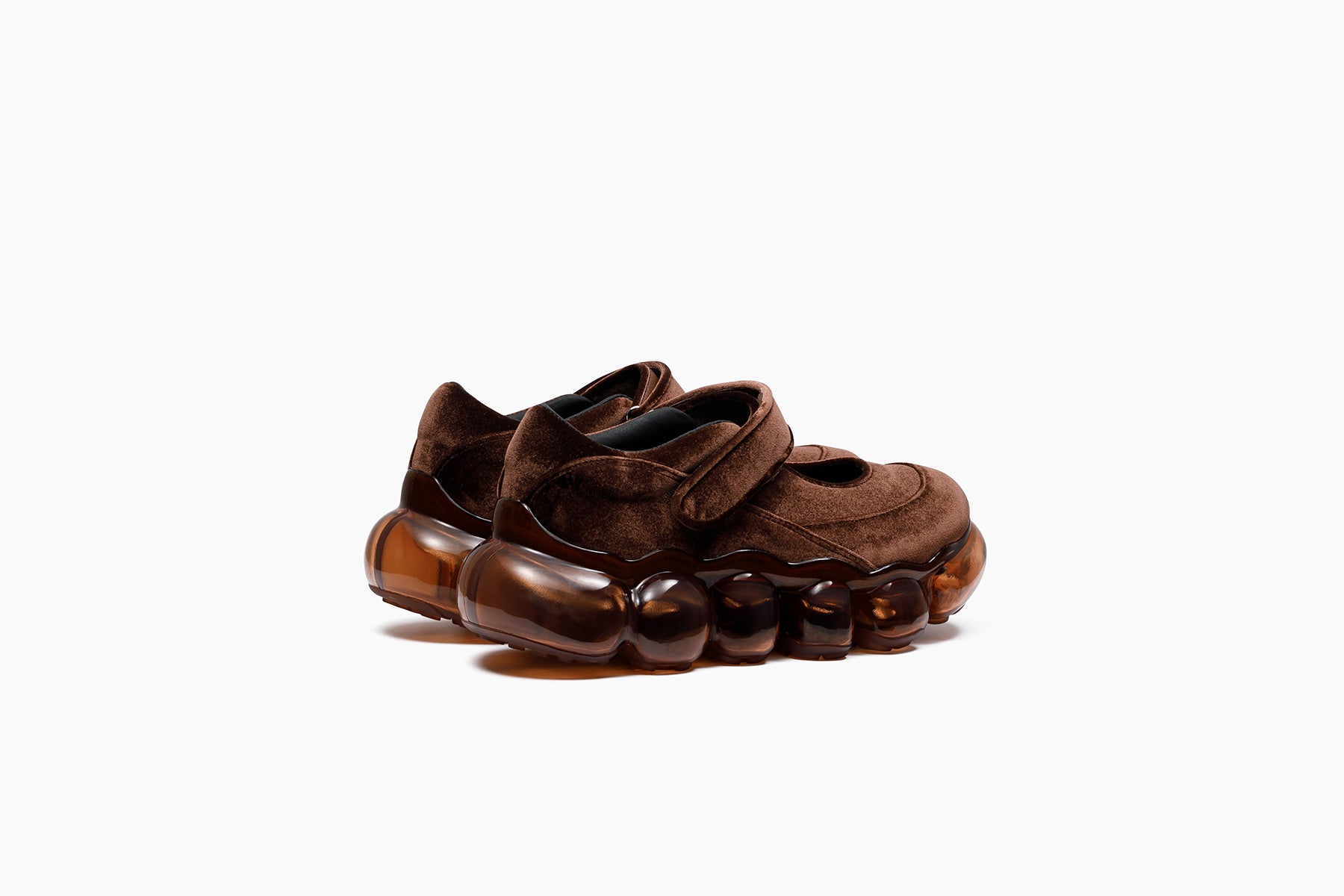 grounds JEWELRY COCOON　BROWN VELVET / BROWN