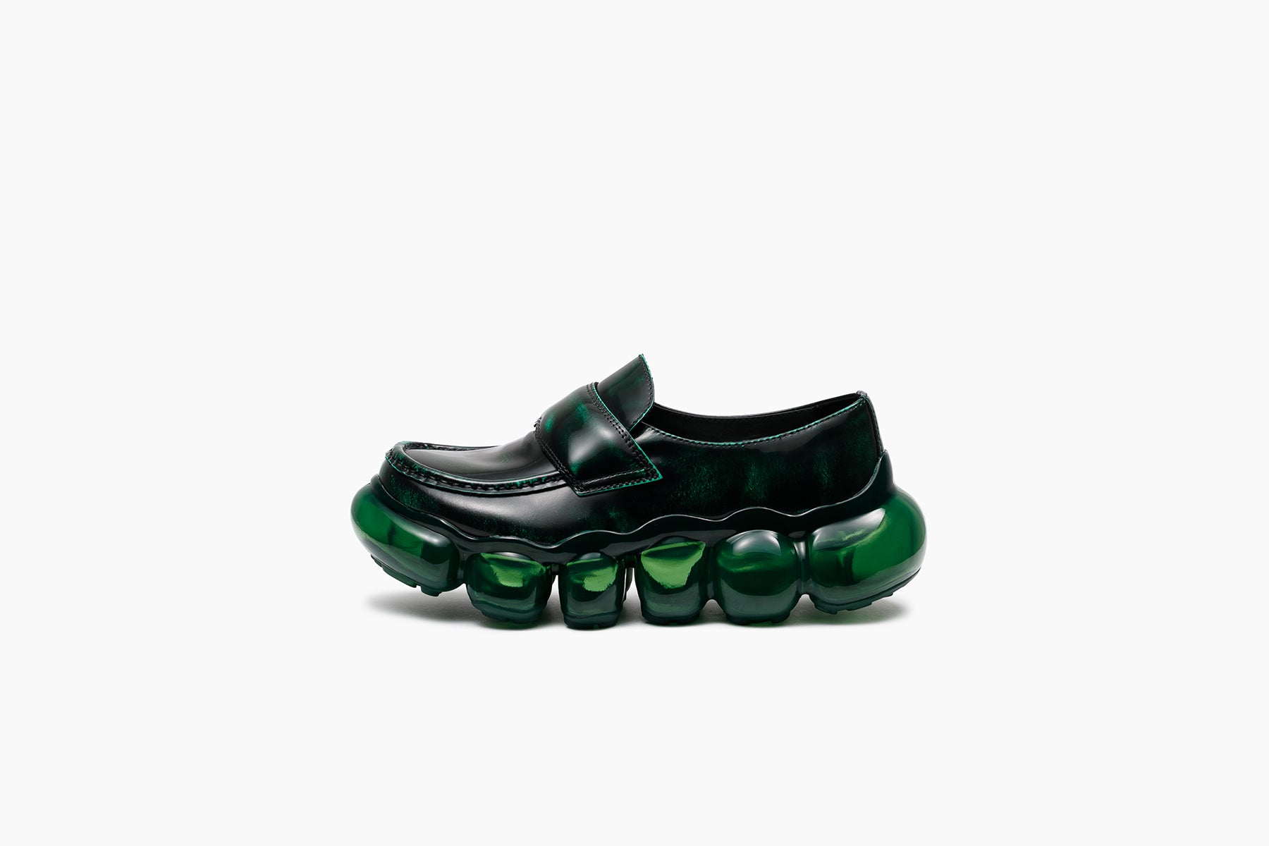 grounds JEWELRY LOAFER LEATHER EMERALD / EMERALD
