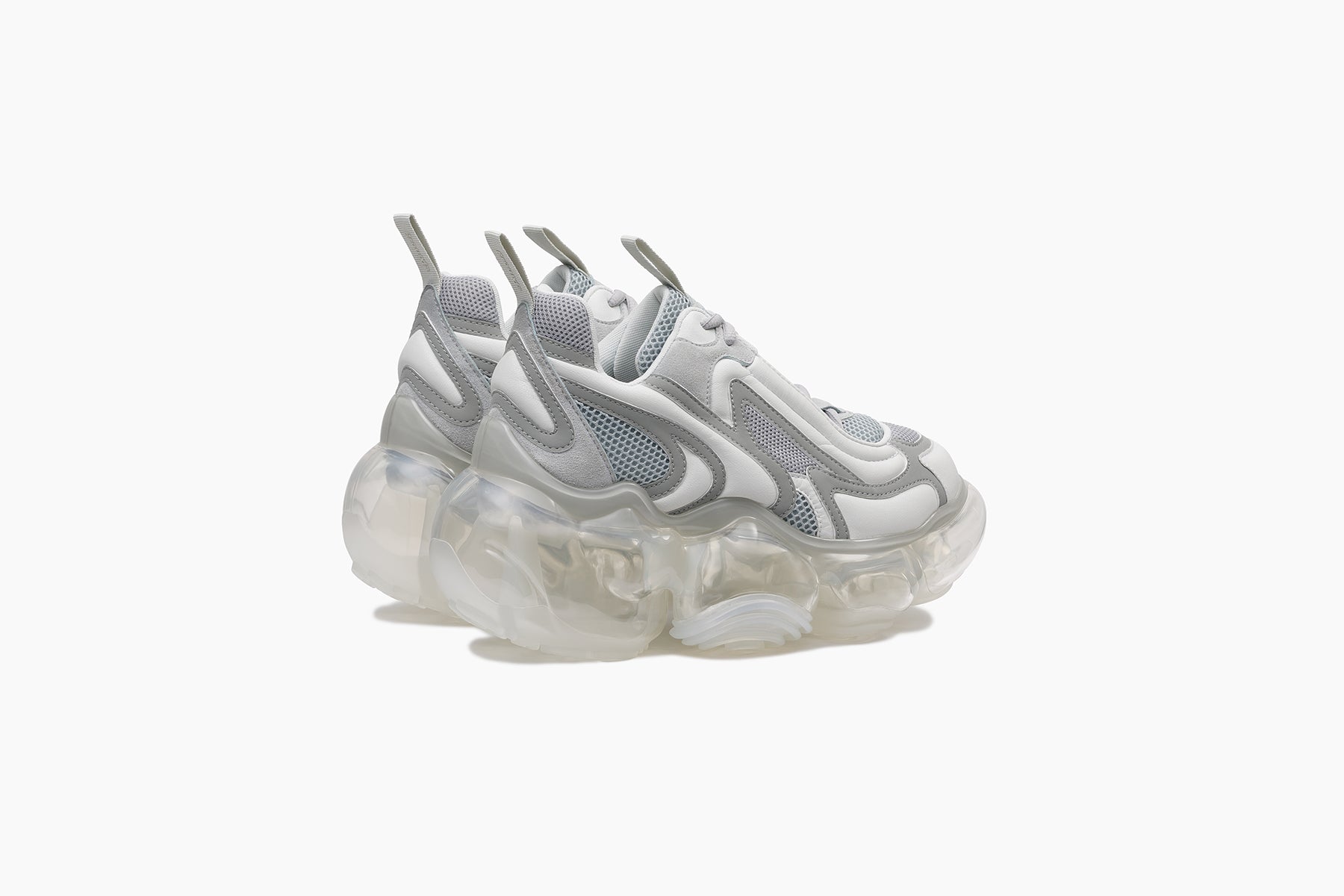 grounds MOOPIE FLIPPER　WHITE GRAY / CLEAR