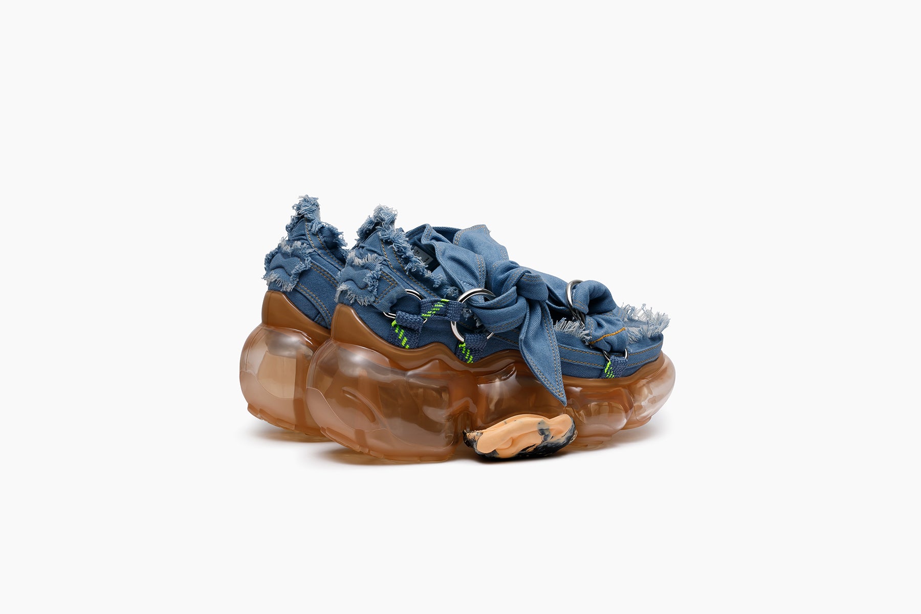 grounds MOOPIE PULL BLUE DENIM / TAN