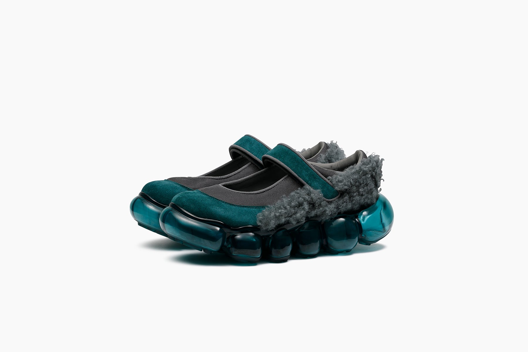 grounds JEWELRY COCOON BUBBLE BOA GRAY GREEN / BLUE GREEN