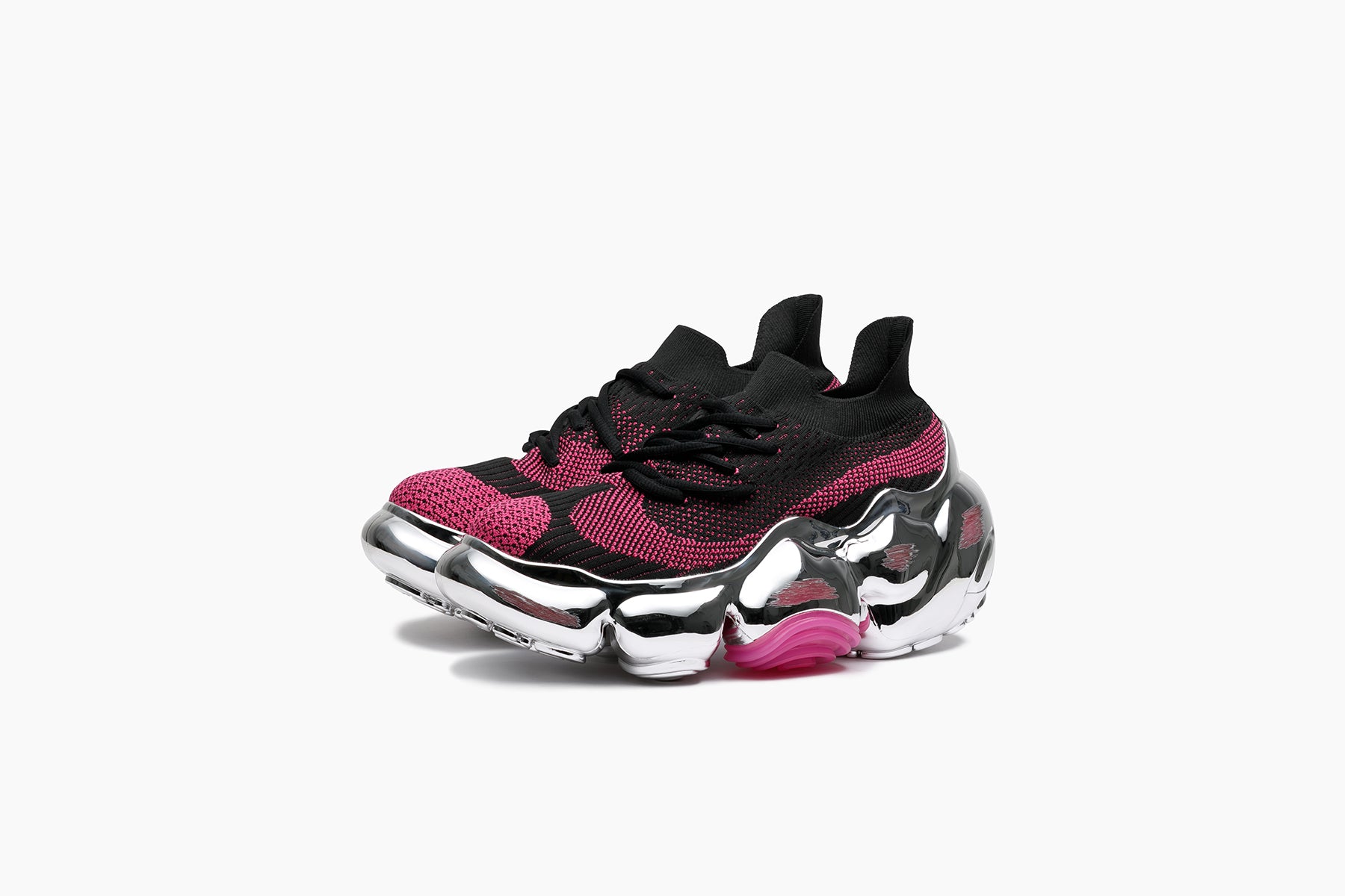grounds MOOPIE CHROME SCRATCH BLACK PINK / CHROME