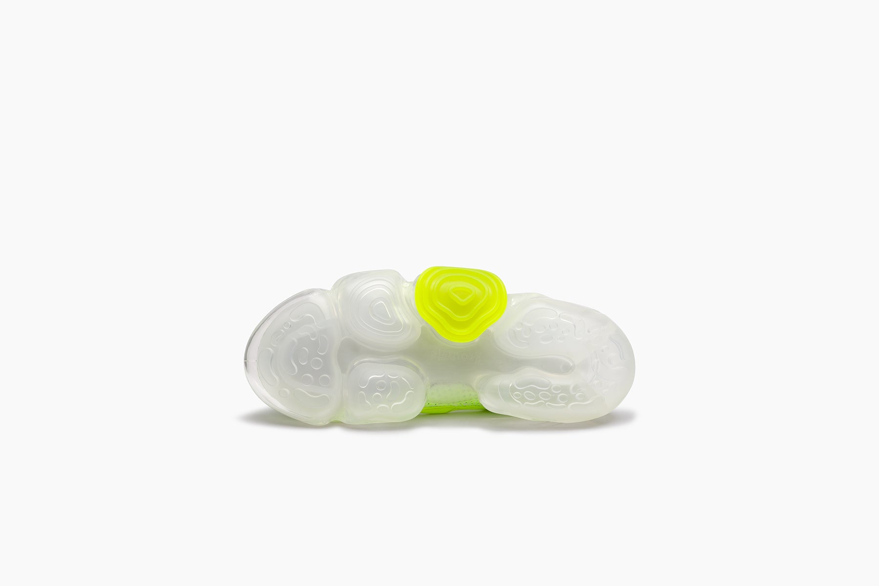 grounds MOOPIE AS1 SANDAL WHITE NEON YELLOW / CLEAR