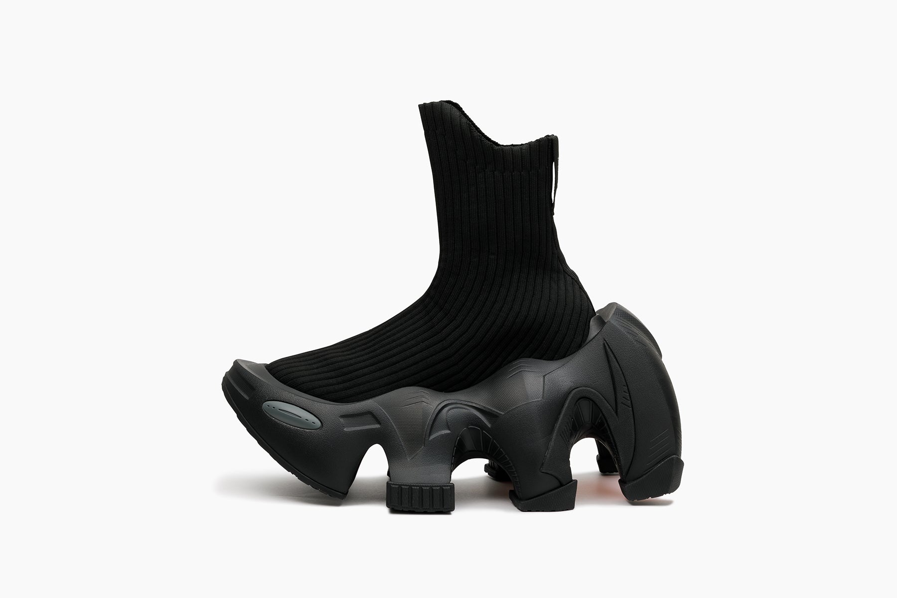 grounds BAT RIB SOCK BLACK GRAY / BLACK NEON ORANGE