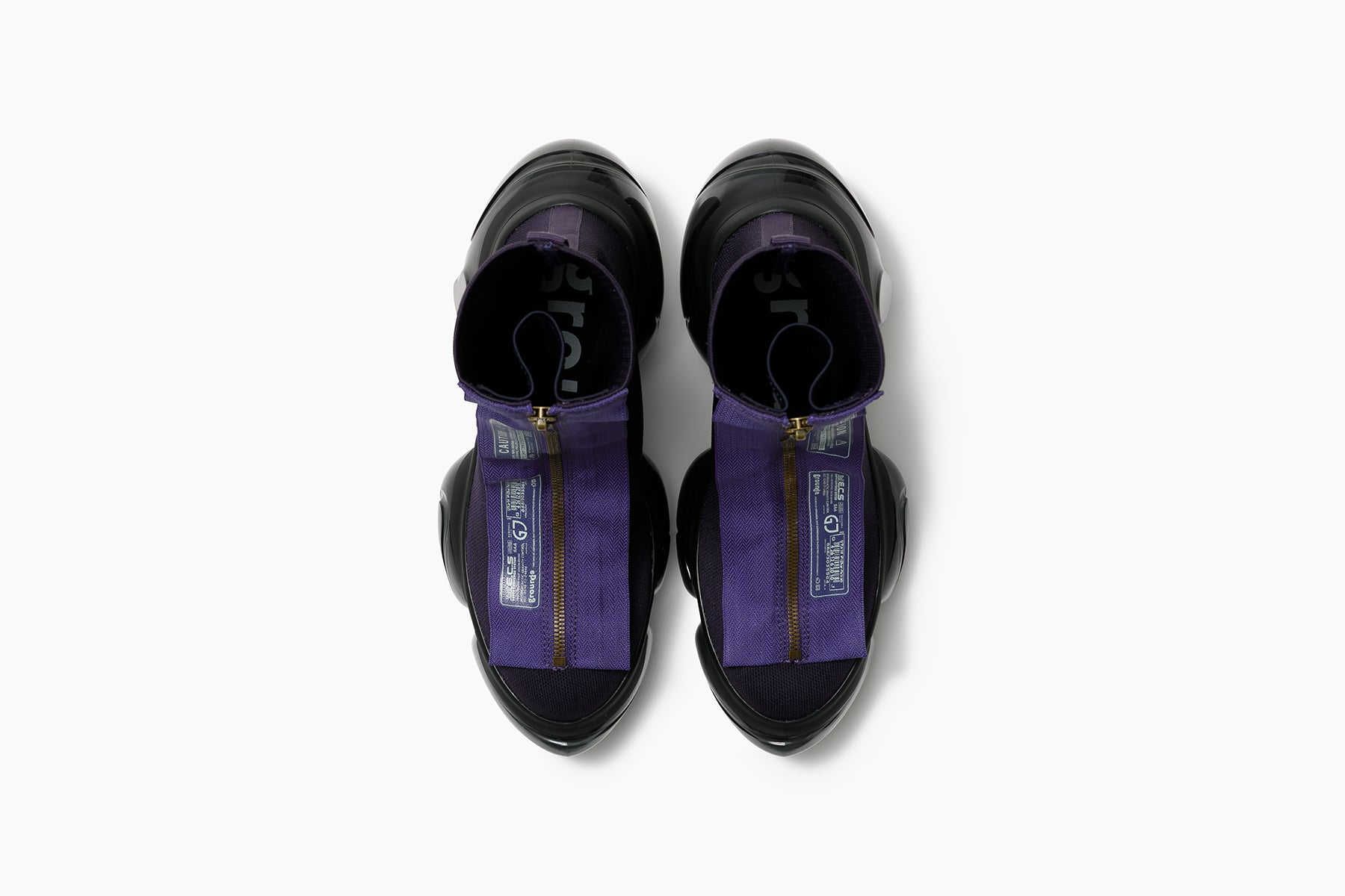 grounds LOOPIE CHAKO PRINT PURPLE / BLACK